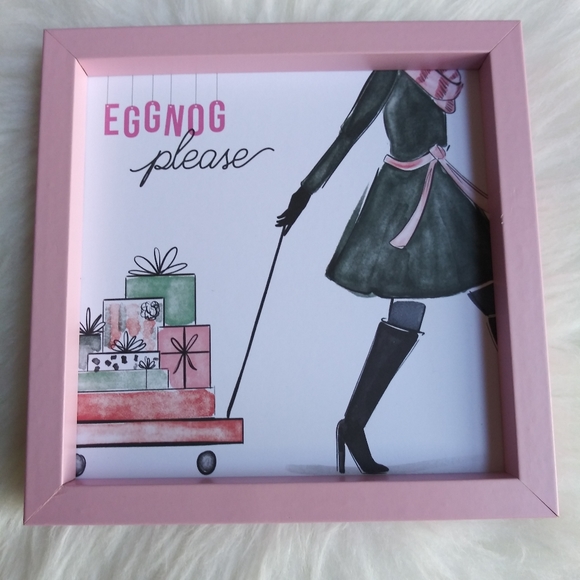 Handmade Girly Glam Christmas Decor Frame - Picture 5 of 6